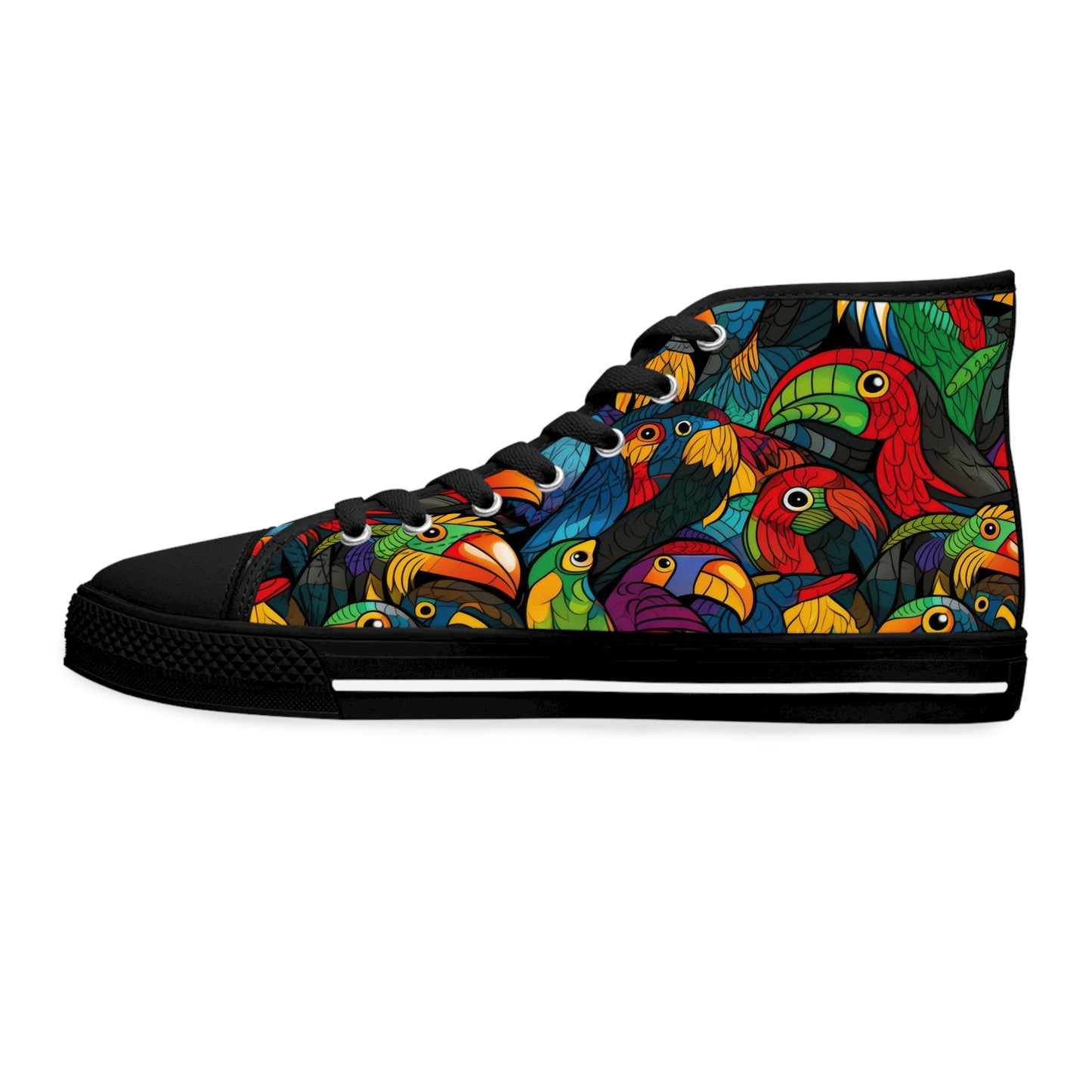 Women's High Top Sneakers - Toucan Clan