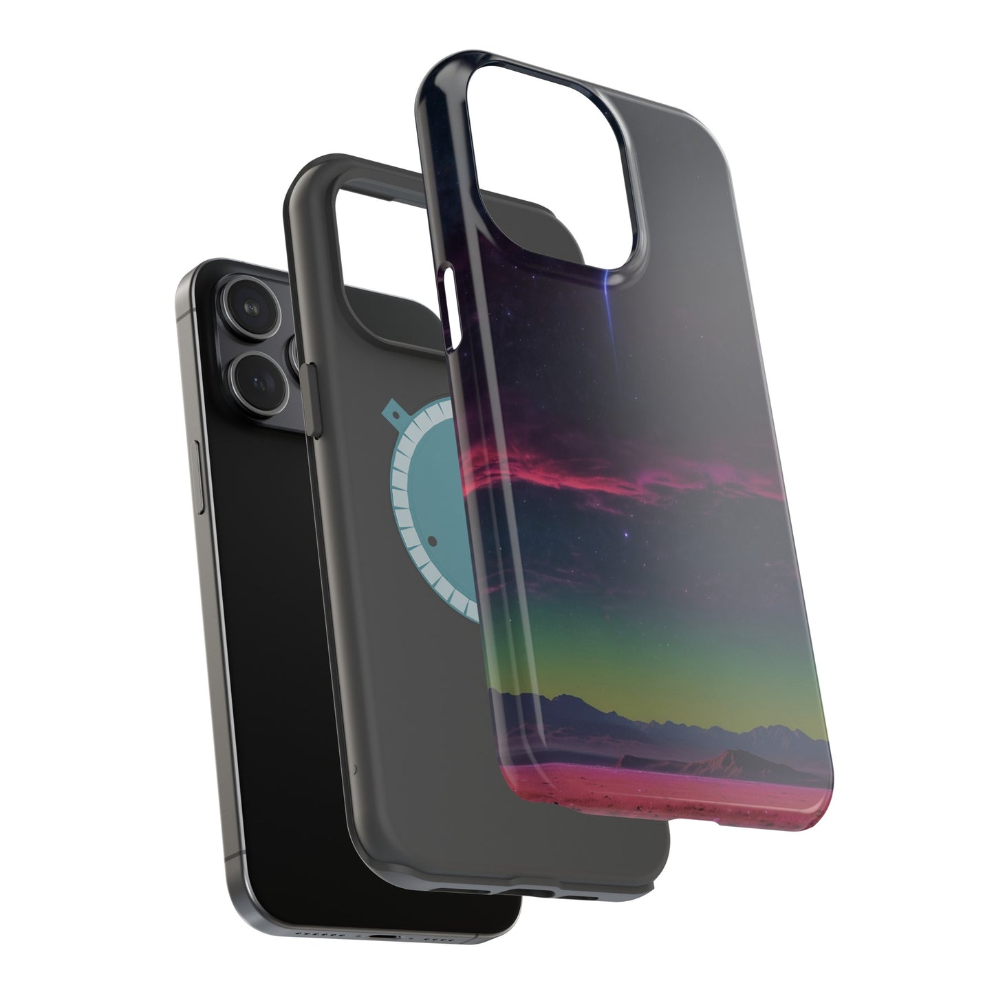 MagSafe Tough iPhone Case - Galactic Synthwave