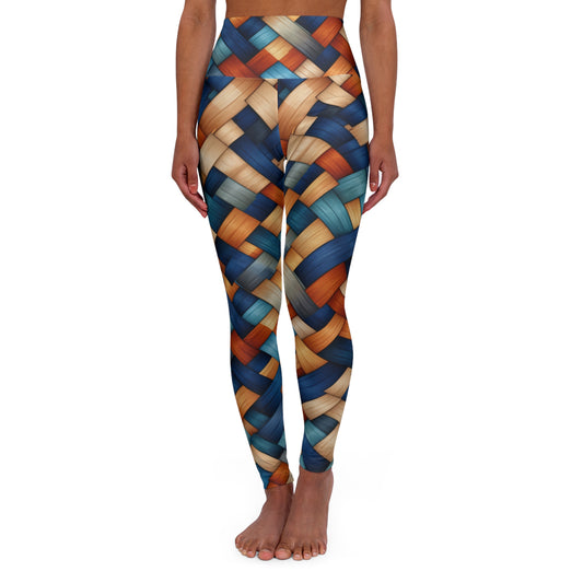 High Waisted Leggings - Vermeer Provence