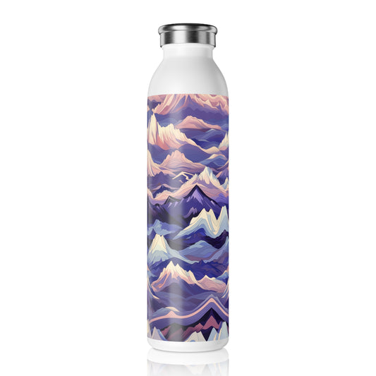 Slim Water Bottle - Euphemia Daugavpils Anime Mountains