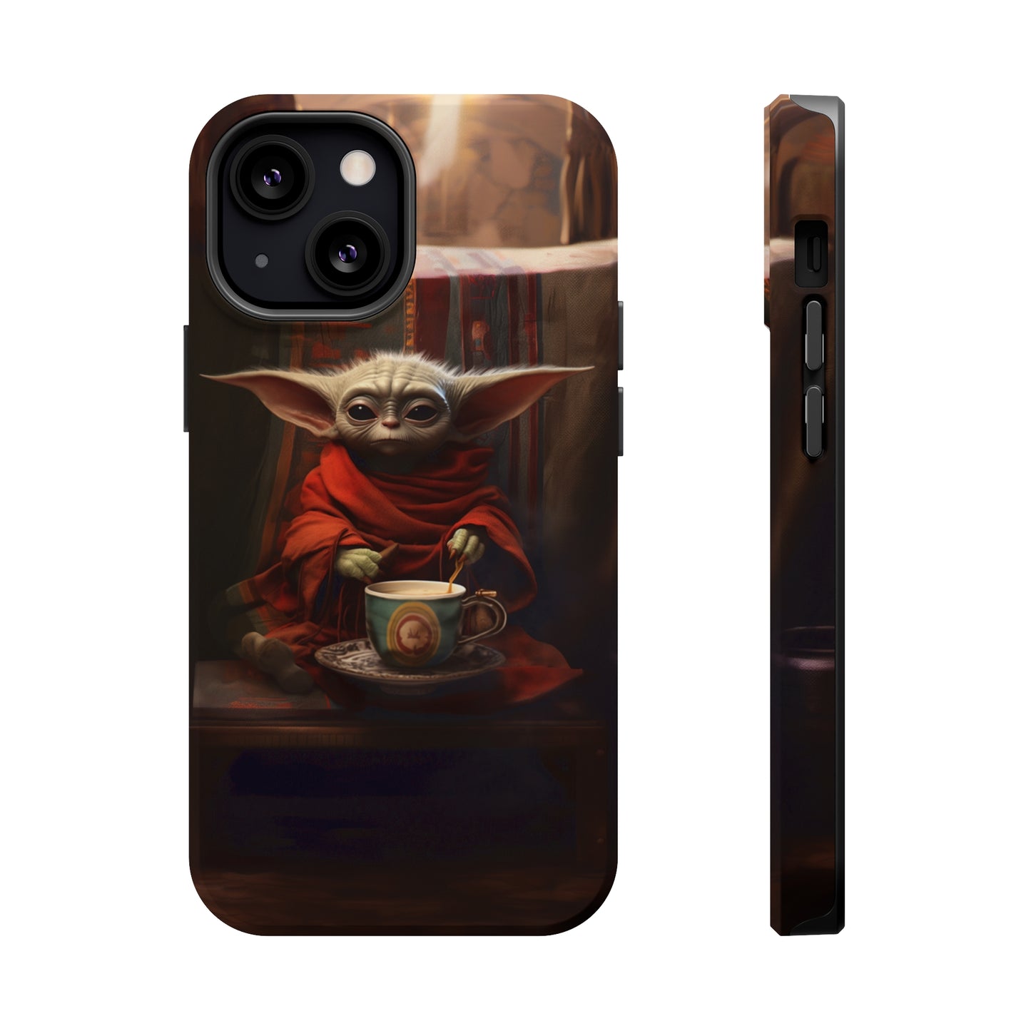 MagSafe Tough iPhone Case - "Caffeinated Cutie"