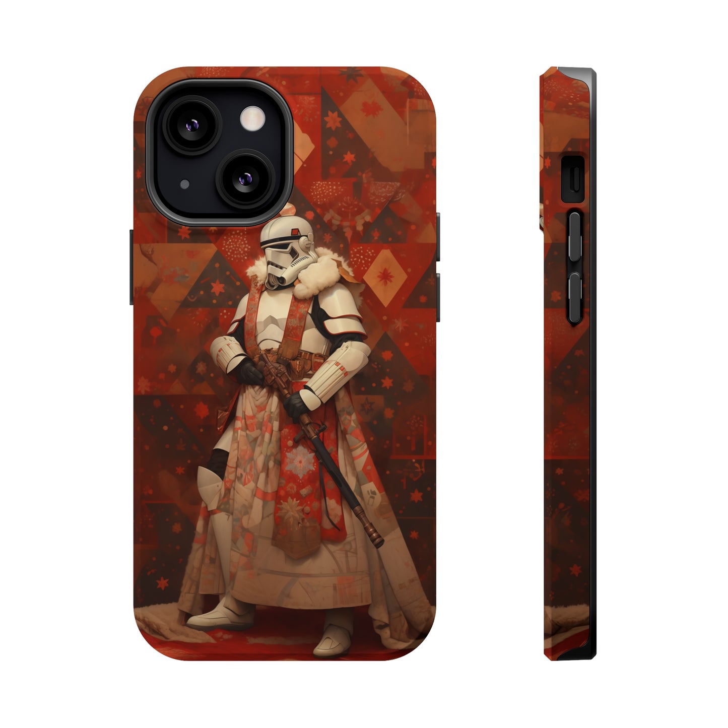 MagSafe Tough iPhone Case - Storm Trooper Norman Rockwell Christmas Card