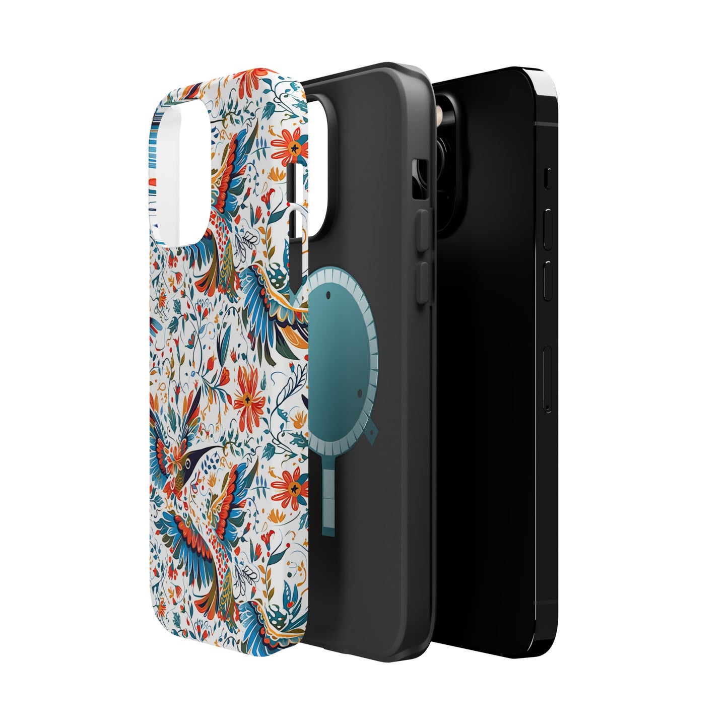 MagSafe Tough iPhone Case - Colibri Abstract