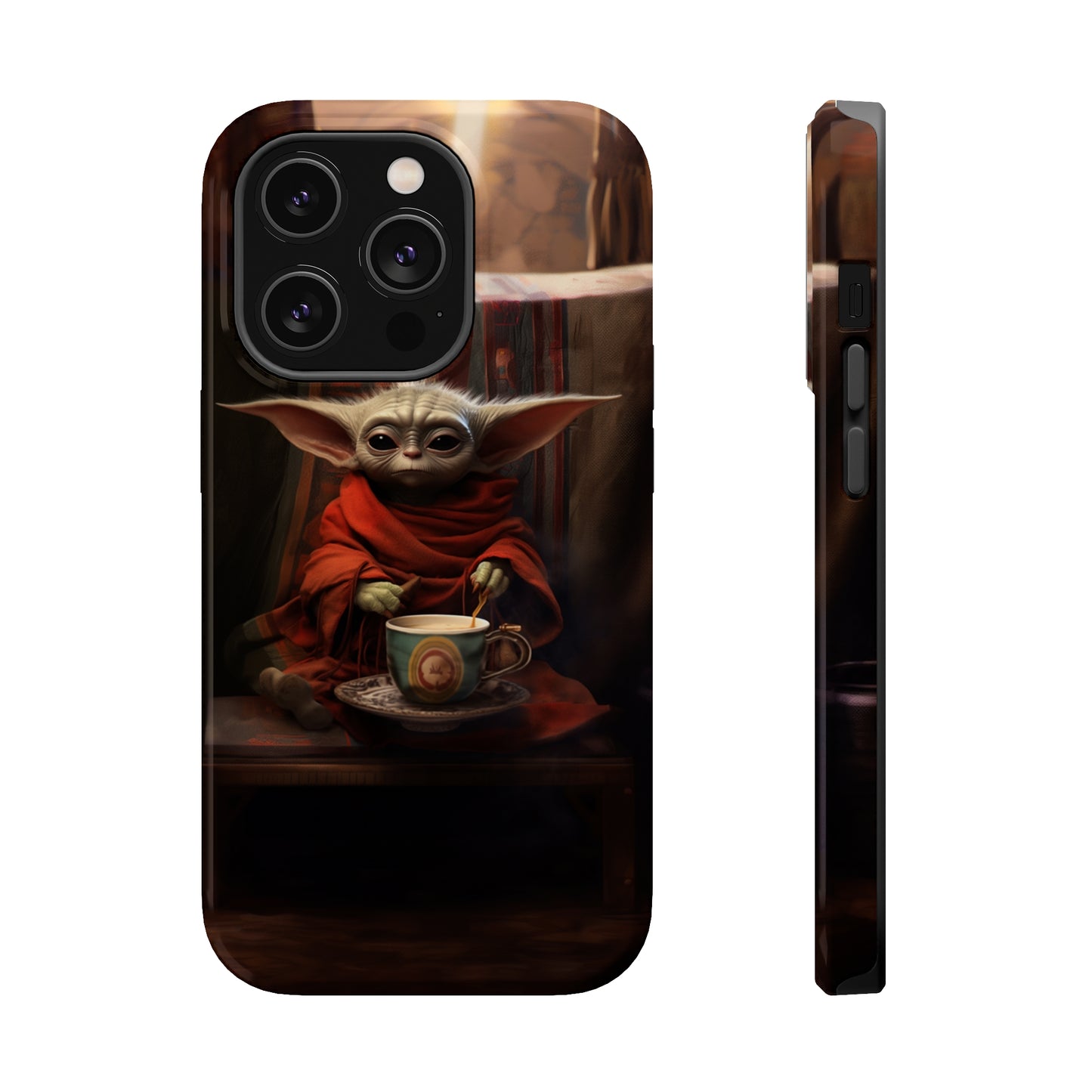 MagSafe Tough iPhone Case - "Caffeinated Cutie"