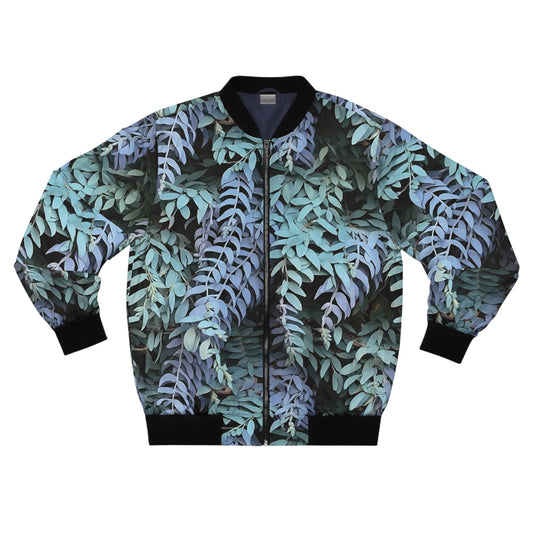 Men's Bomber Jacket - Purple Sage, Purple Sage