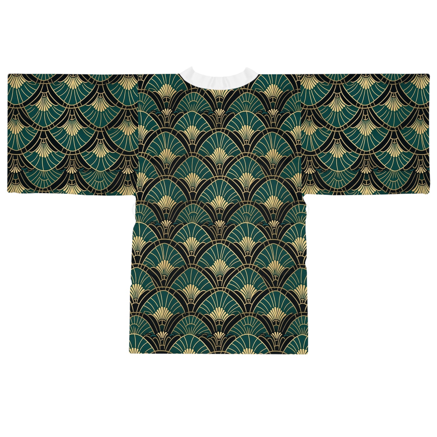 Long Sleeve Kimono Robe - Aurora Deco