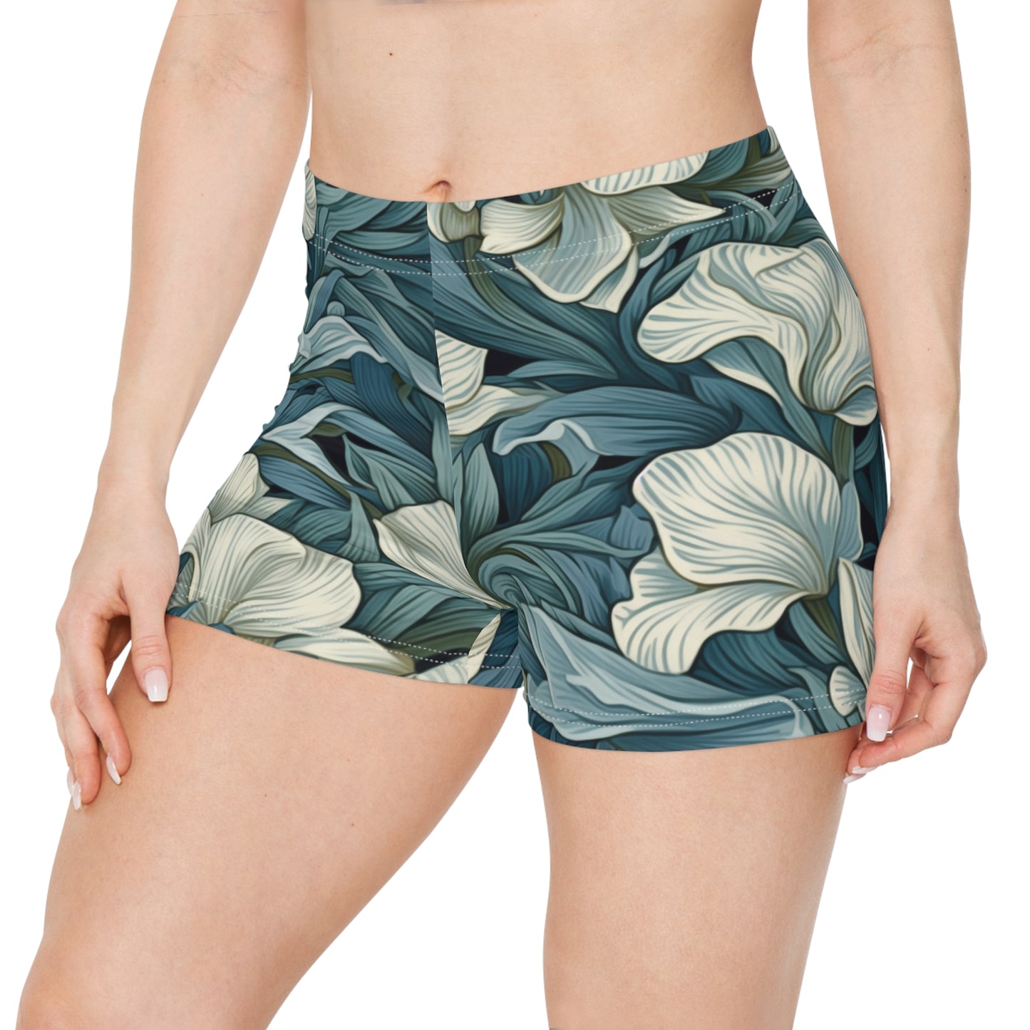 Workout Shorts - Sun Aix Art Nouveau