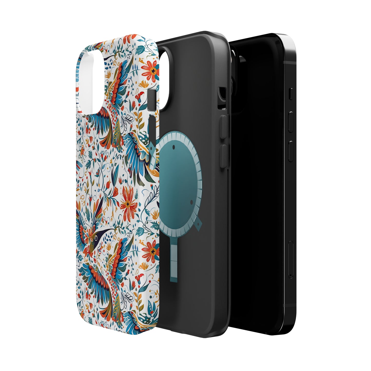 MagSafe Tough iPhone Case - Colibri Abstract