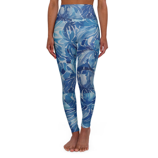 High Waisted Leggings - Colette Flint Shibori
