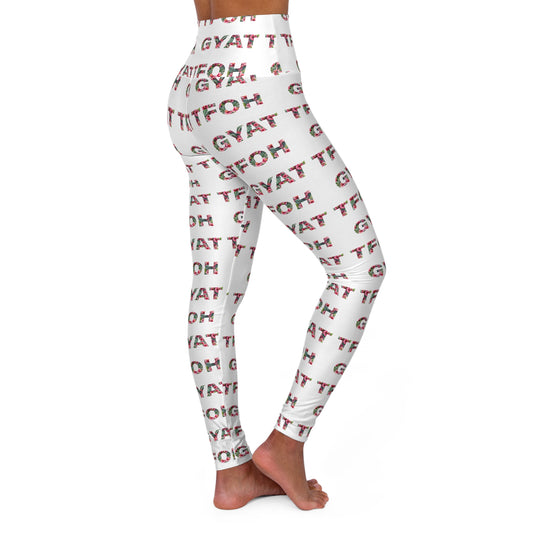 High Waisted Leggings | GYAT TFOH Hawaiian Hibiscus