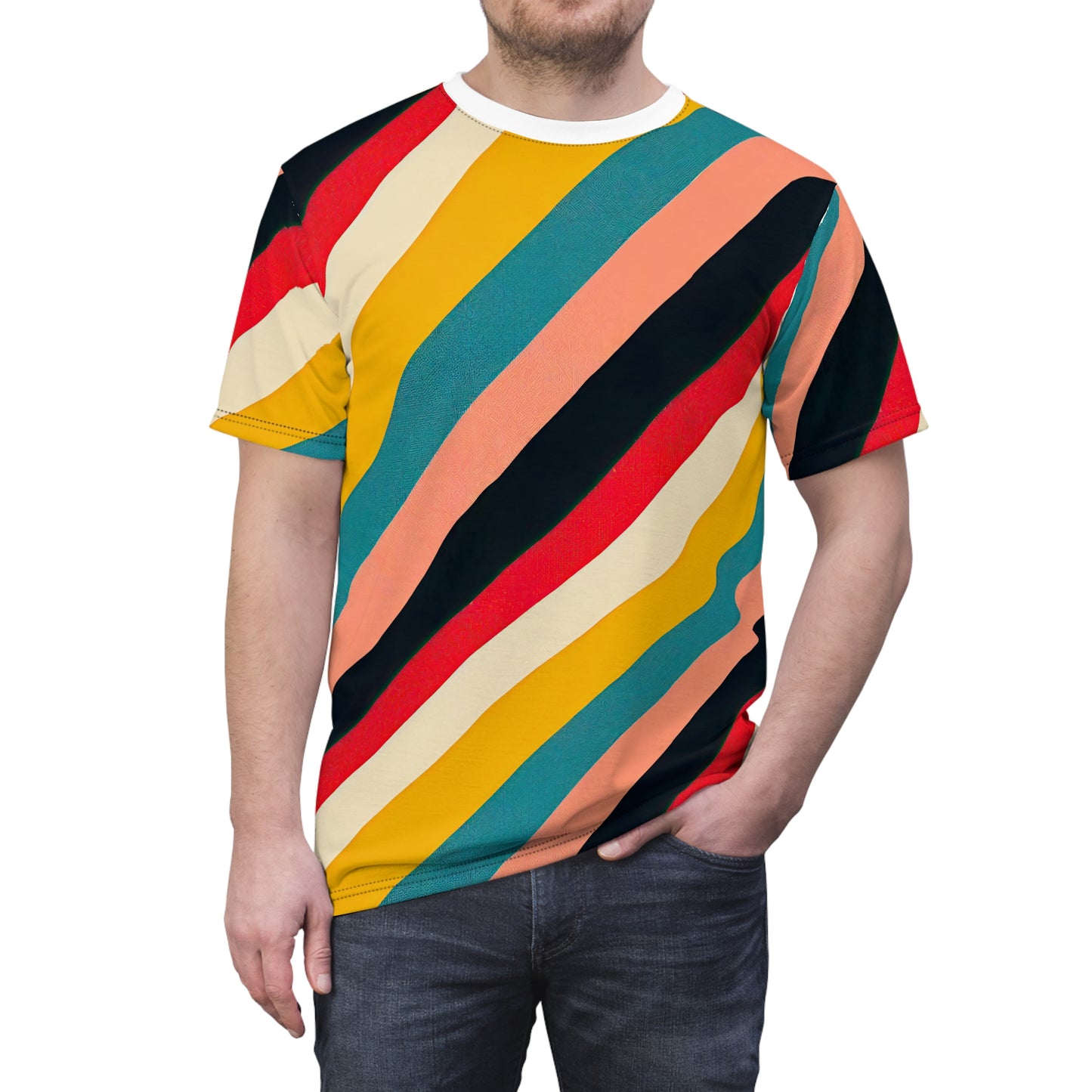 Unisex Tee Shirt - Oblique Spectrum