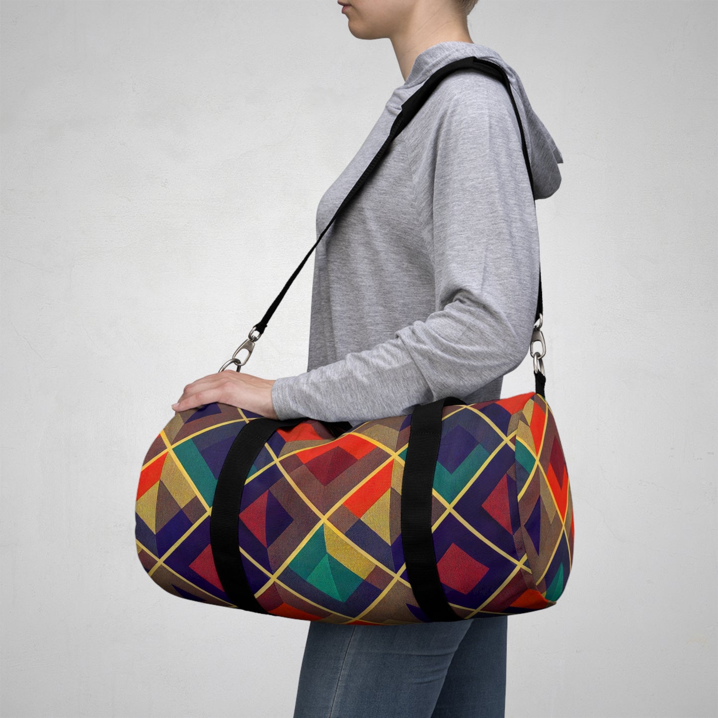 Duffel Bag - Herringbone Kaleidoscope