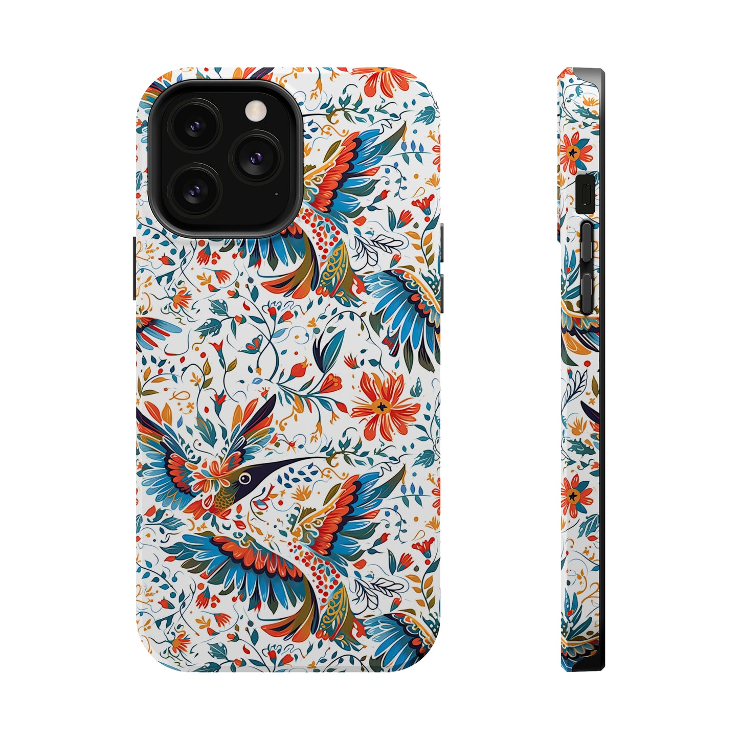 MagSafe Tough iPhone Case - Colibri Abstract