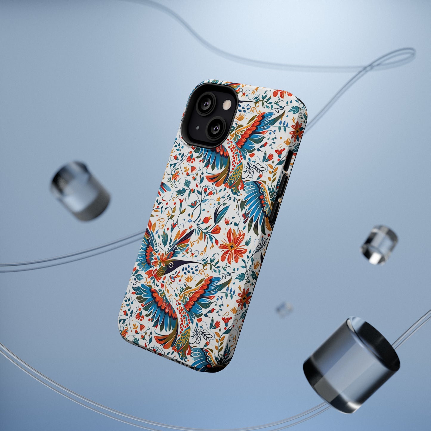 MagSafe Tough iPhone Case - Colibri Abstract