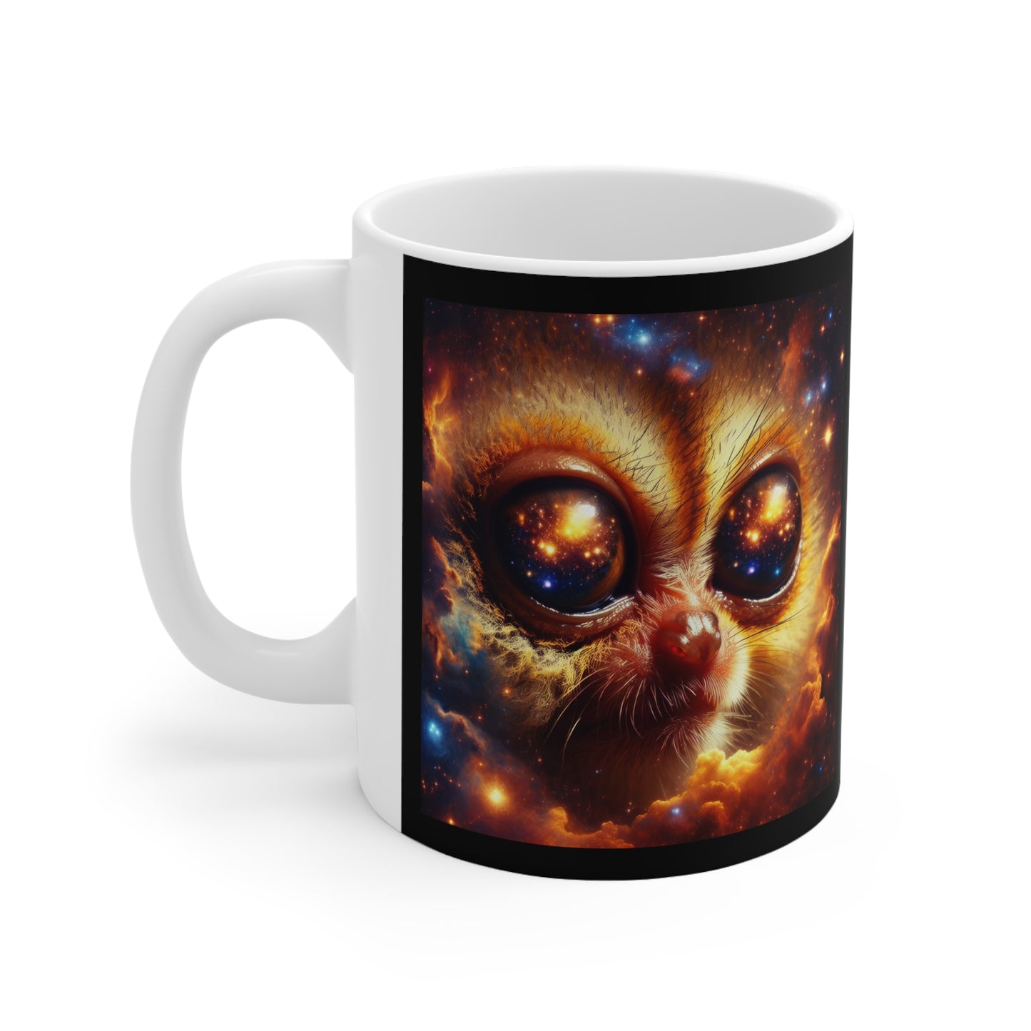 Ceramic Mug 11oz - Tarsiers CosmicLevel