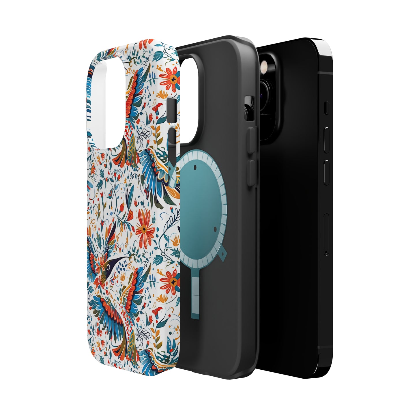 MagSafe Tough iPhone Case - Colibri Abstract