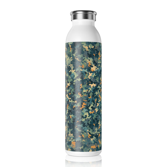 Slim Water Bottle - Jacquette Sirsasana Camouflage