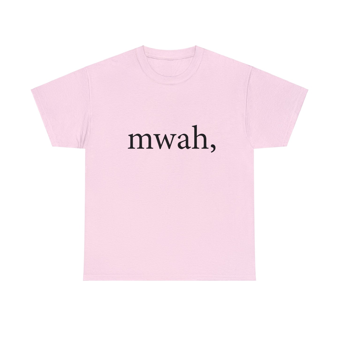 Unisex Heavy Cotton Tee - mwah, no bars.