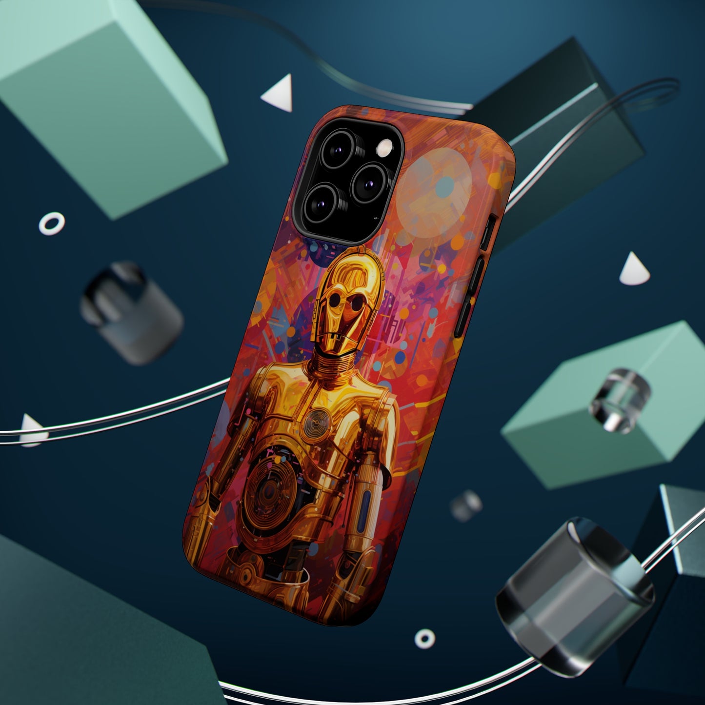 MagSafe Tough iPhone Case - C3P0 Fauvism