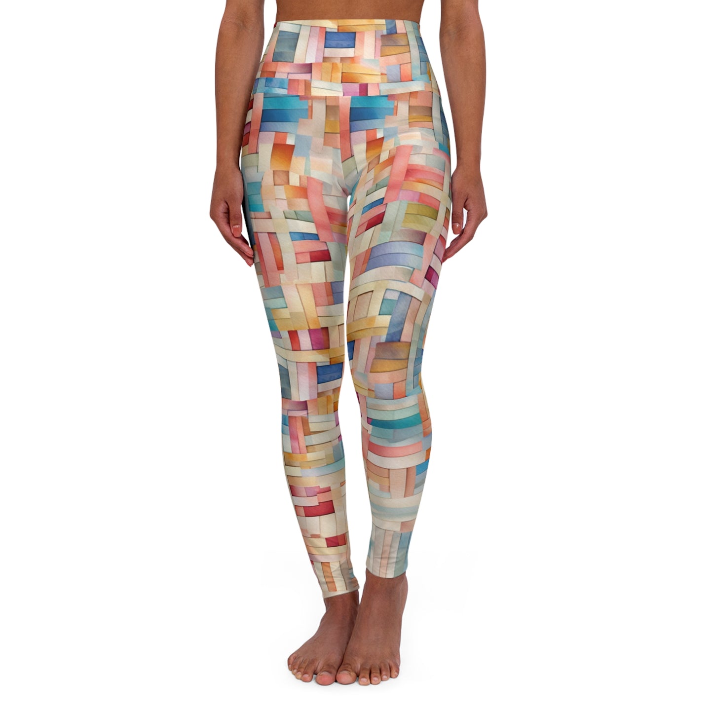 High Waisted Leggings - Helen-Maritimes-Art