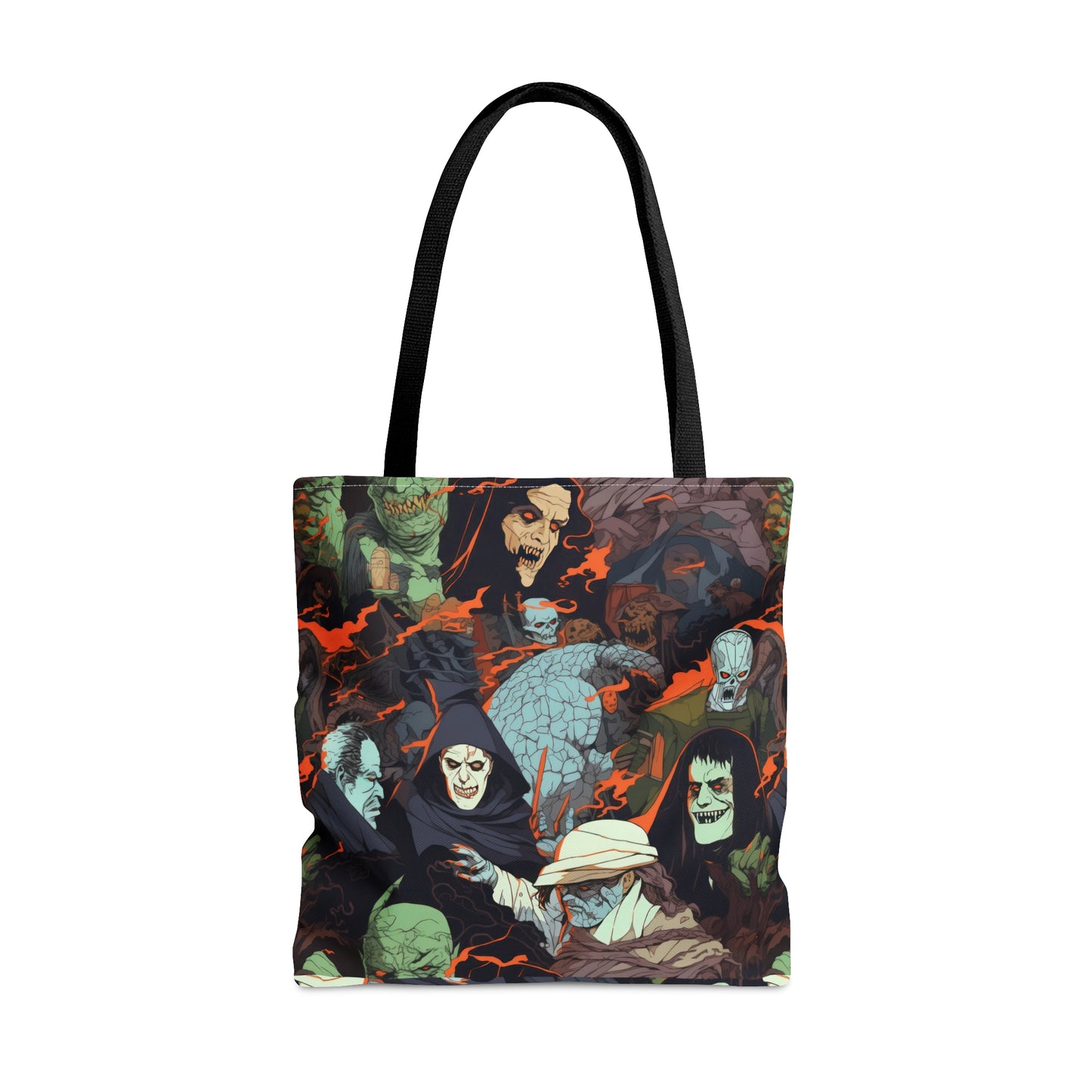 Tote Bag - Spooky Monsters Anime Alpha