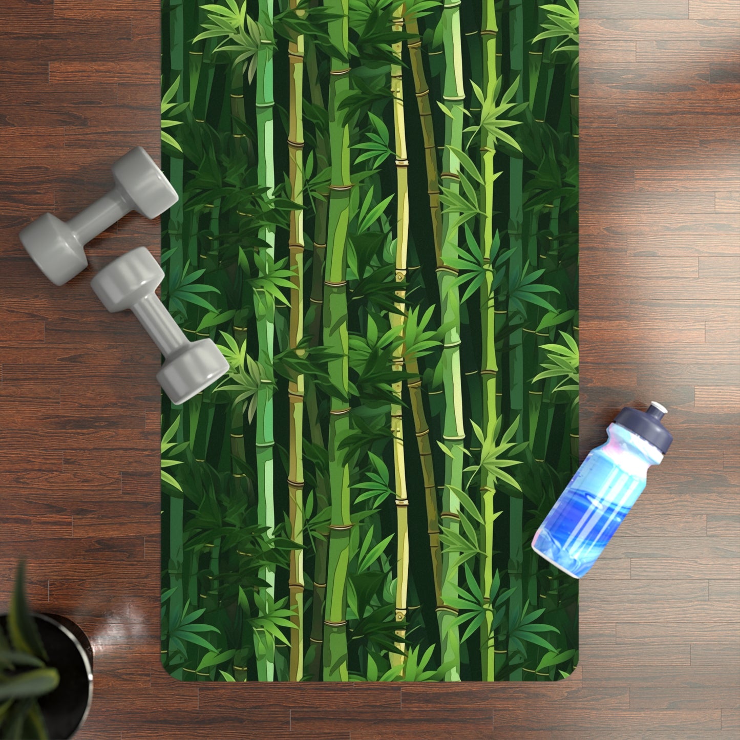 Rubber Yoga Mat- Secret Forest