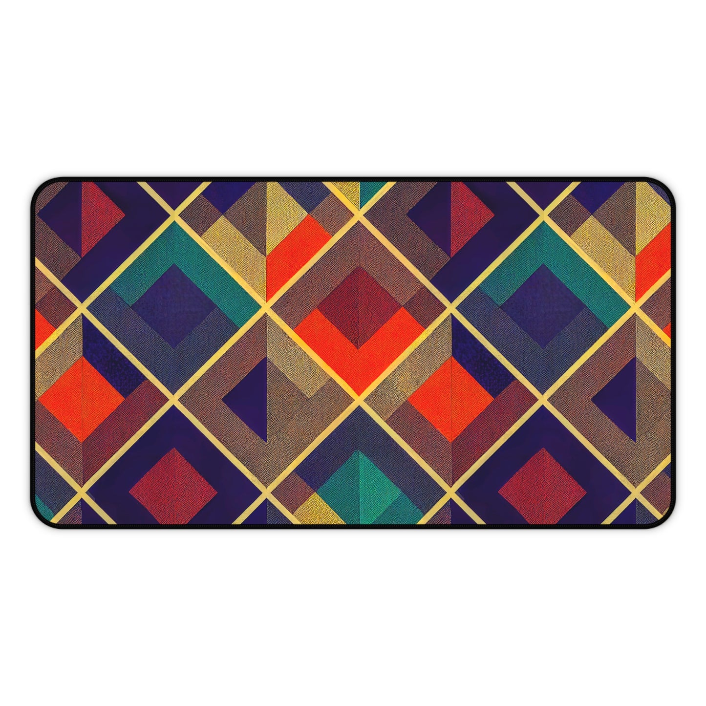 Desk Mat - Herringbone Kaleidoscope