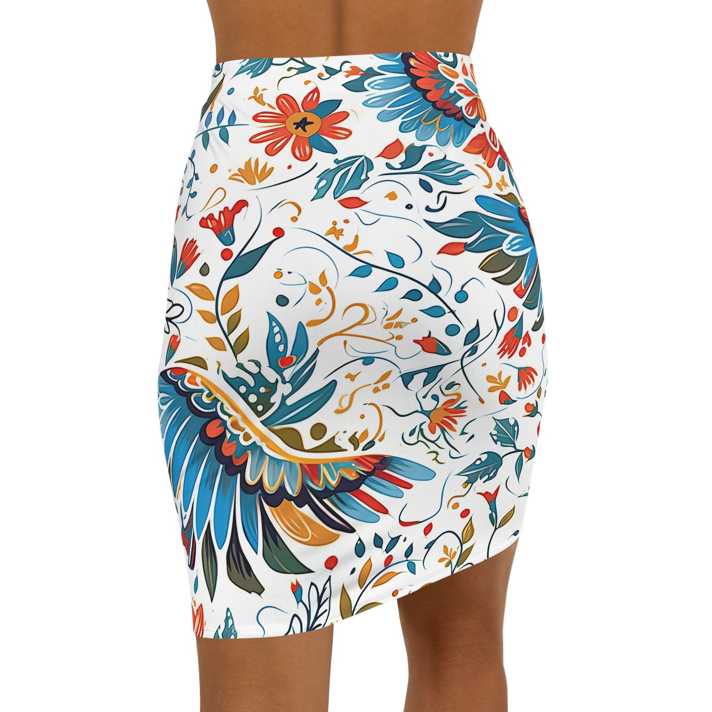 Mini Skirt - Colibri Abstract