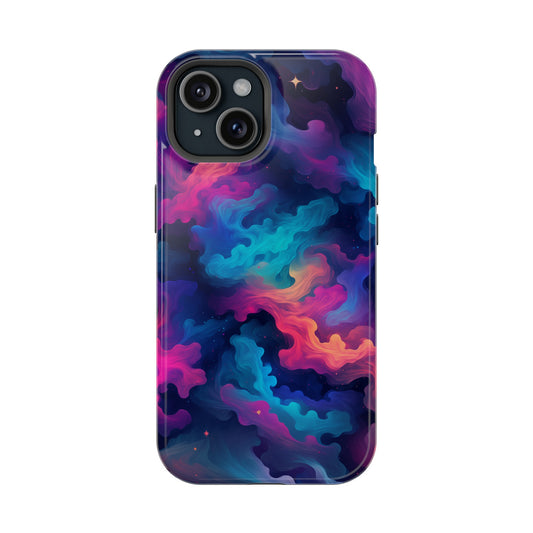 MagSafe Tough iPhone Case - Neon Nebula