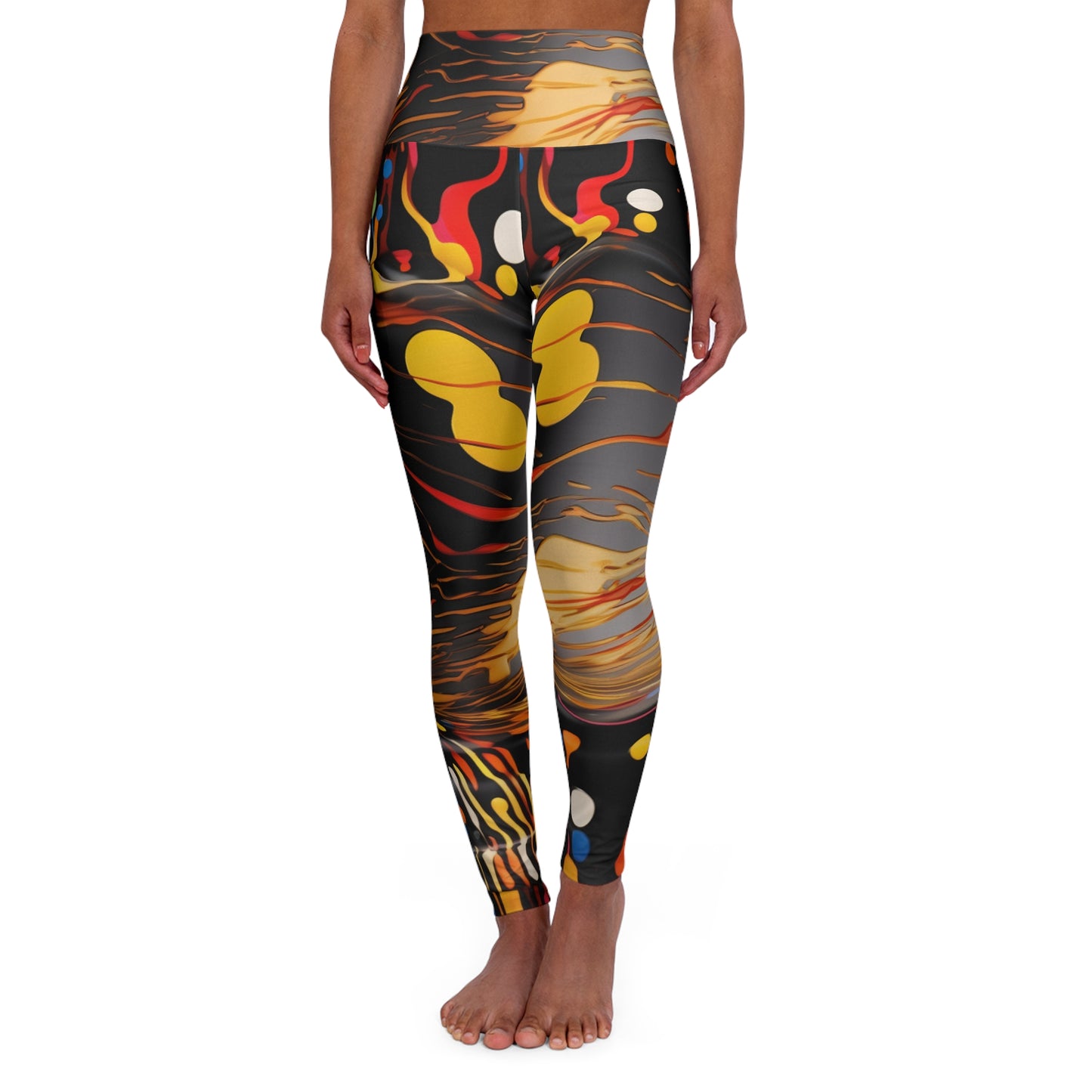 High Waisted Leggings - Amberite