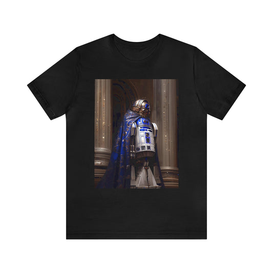 Unisex Jersey Short Sleeve Tee - R2D2 Roman Catholic Iconography