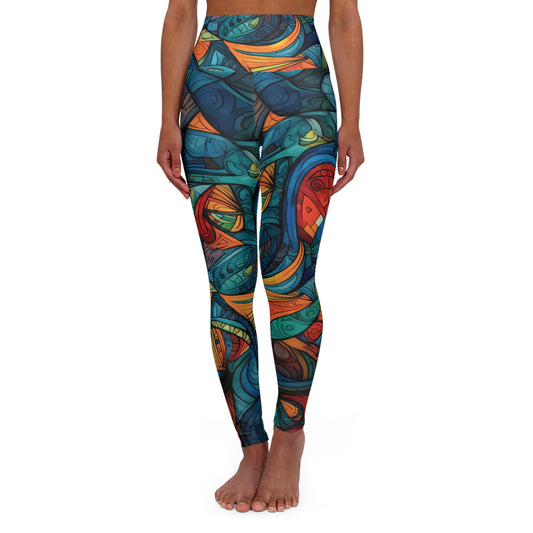 High Waisted Leggings - Picasso-Andalucia.