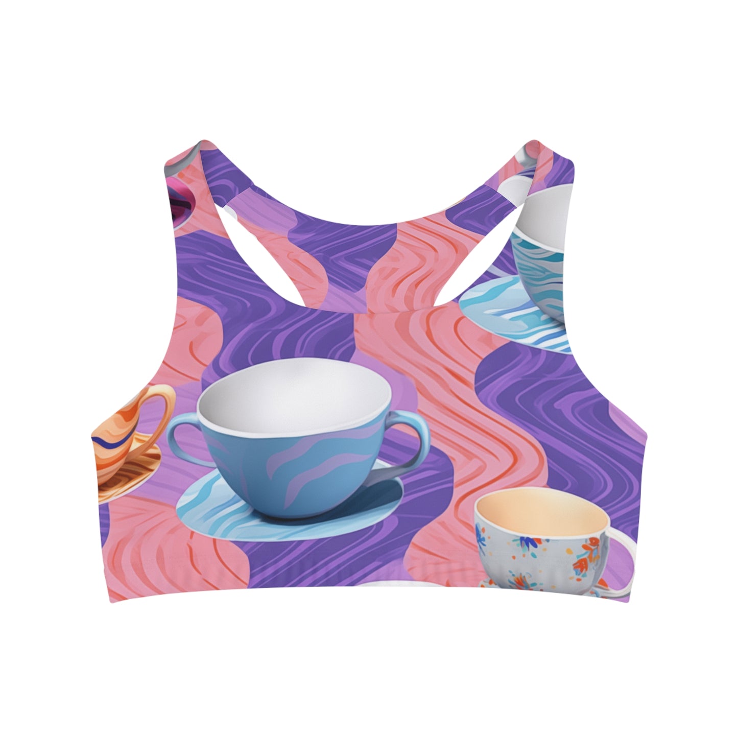 Sports Bra - Emmalina Giverny Coffee Cups