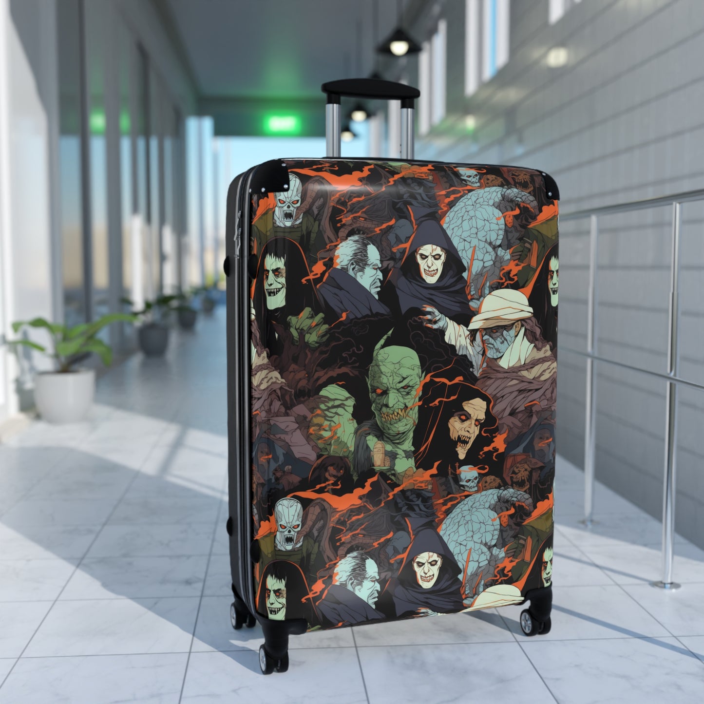 Suitcase - Spooky Monsters Anime Alpha