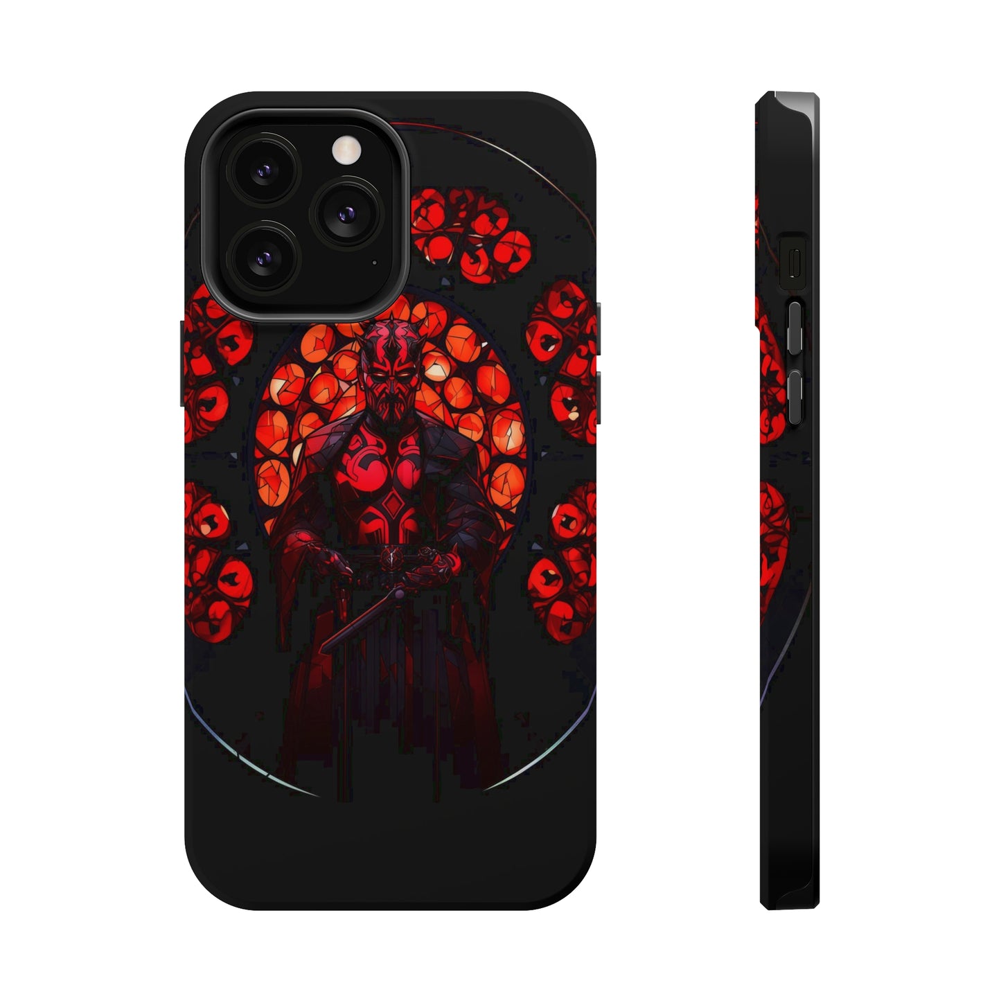 MagSafe Tough iPhone Case - Darth Maul Catholic Stained Glass