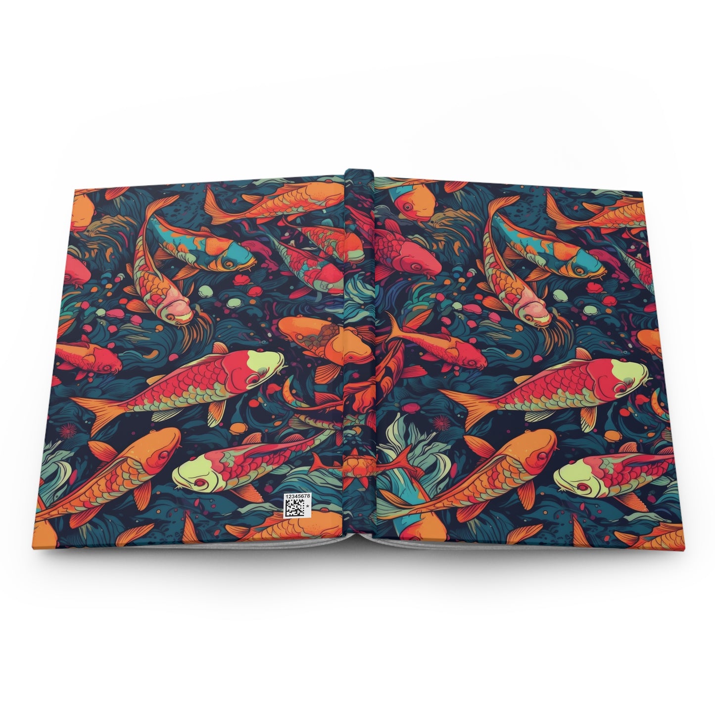 Hardcover Journal - Koi Menagerie