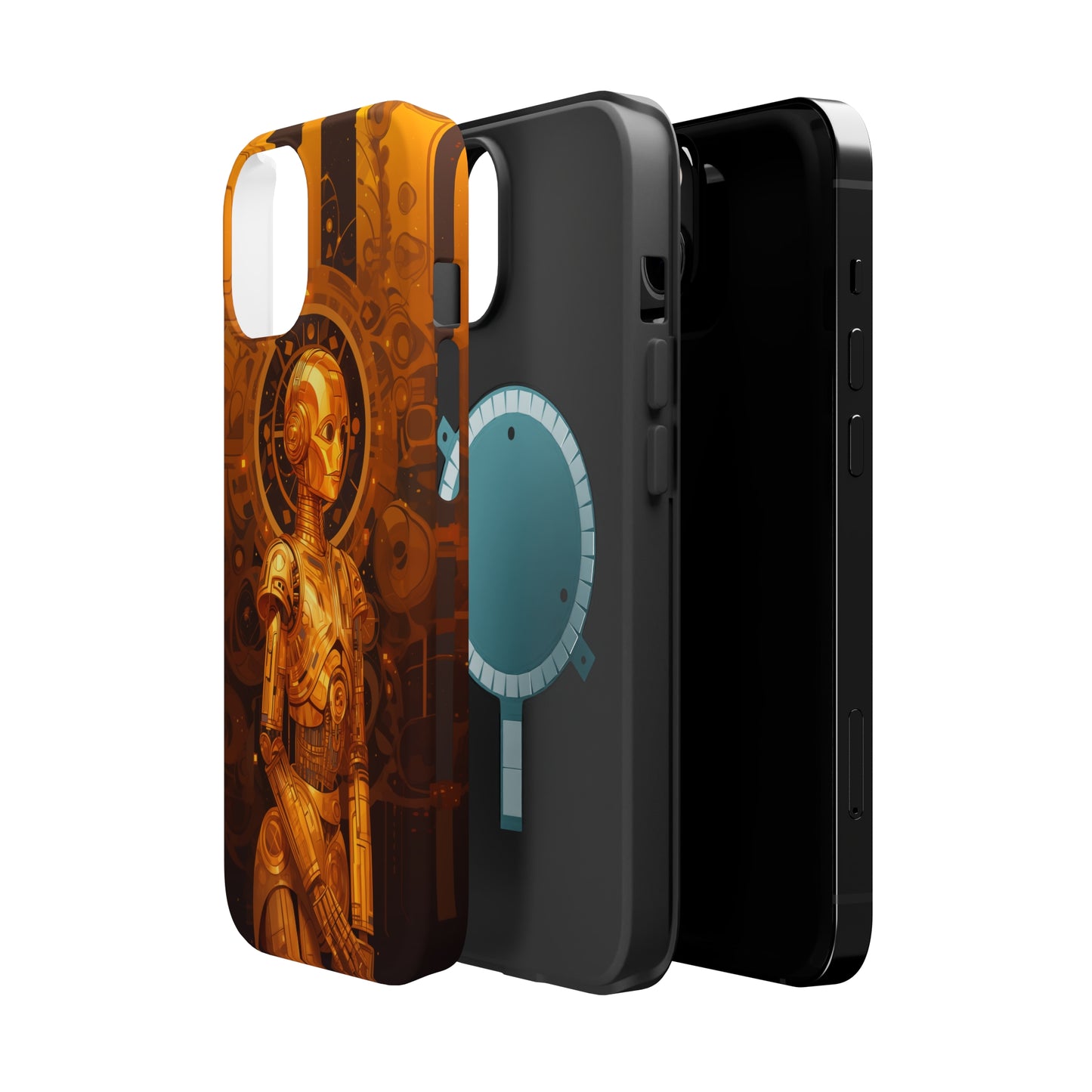 MagSafe Tough iPhone Case - C3P0 Art Nouveau