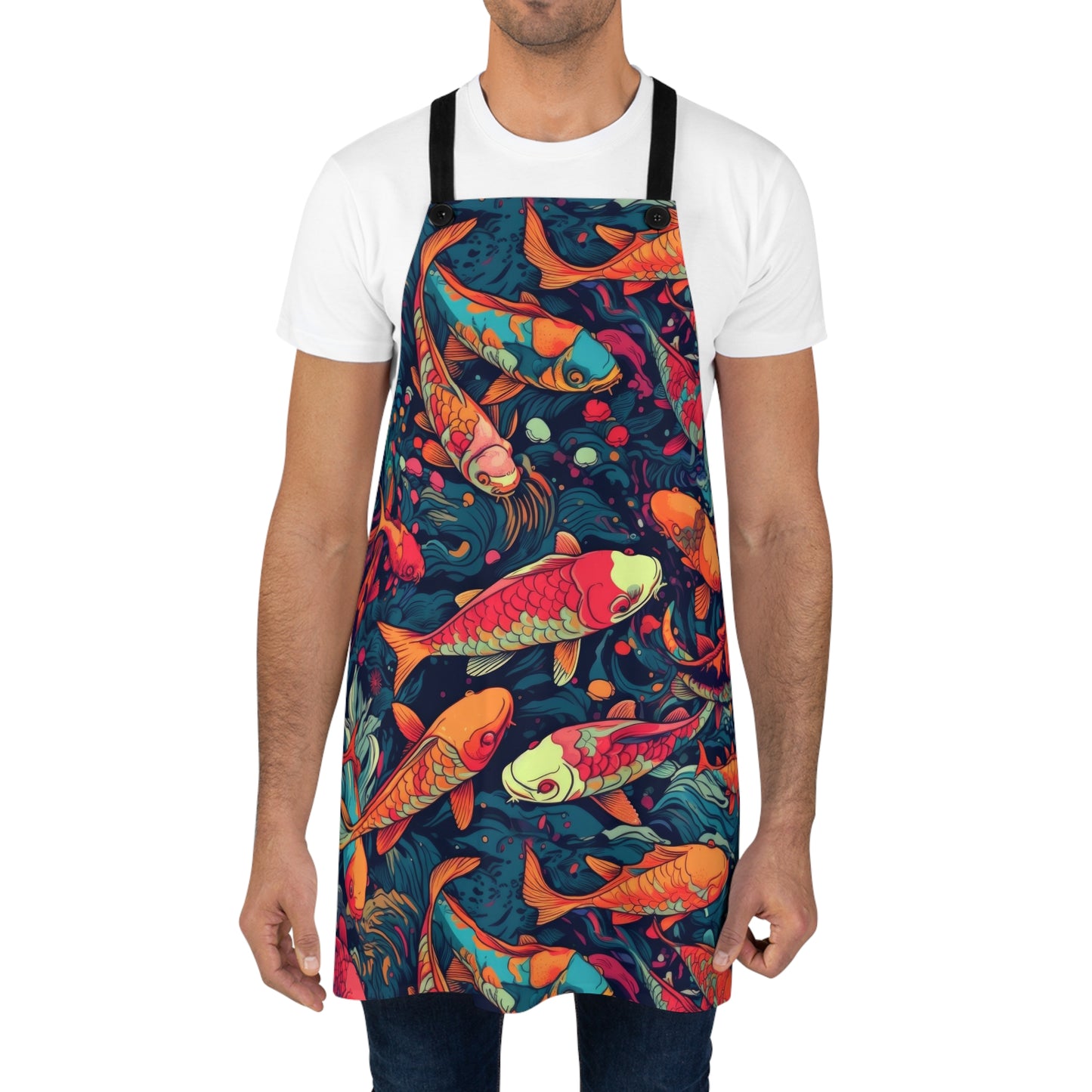 Canvas Apron - Koi Menagerie