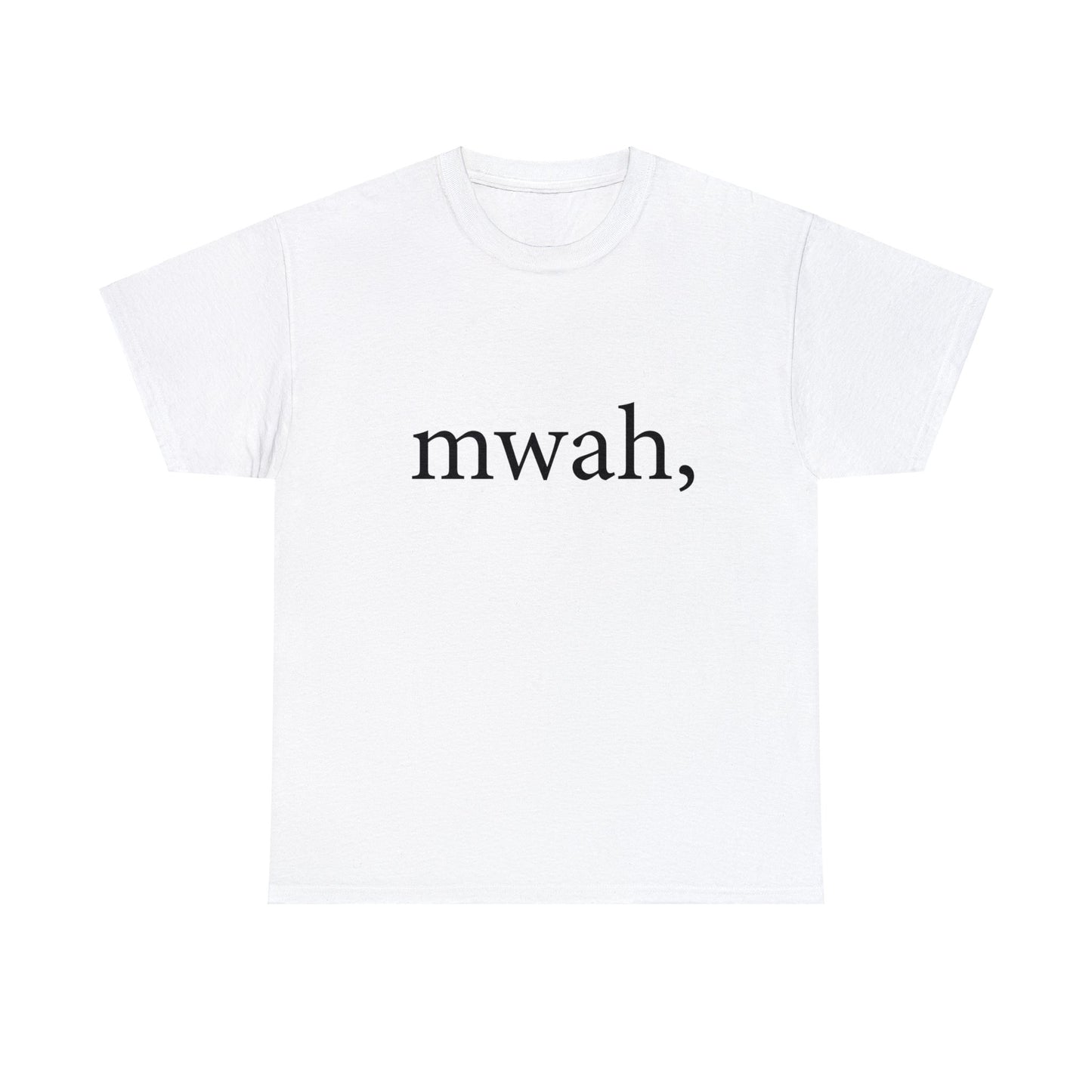 Unisex Heavy Cotton Tee - mwah, no bars.