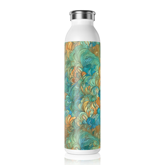 Slim Water Bottle - Lancaster Prague Fish Scale.png