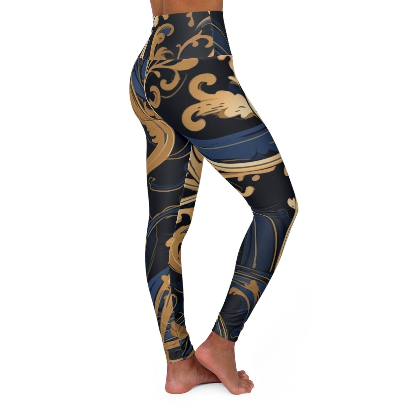 High Waisted Leggings - Tuscan-Comet