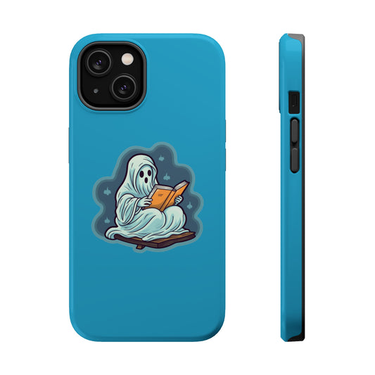 Bookish Ghost Phone Case, Halloween Literary iPhone Case, Teacher's Halloween Present, Librarian Themed Phone Case, Spooky Ghost iPhone Case