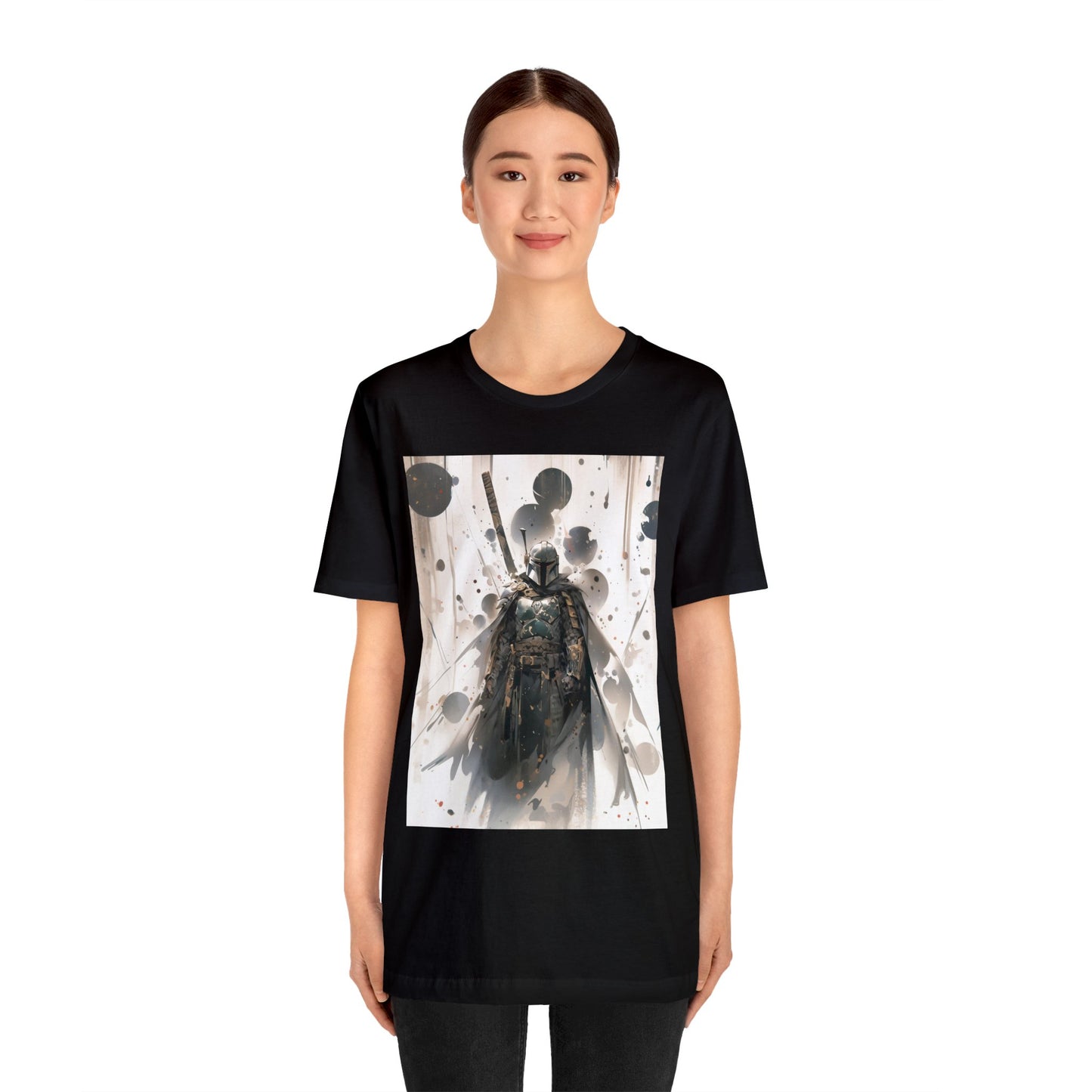 Unisex Jersey Short Sleeve Tee - Boba Fett Japanese ink Art