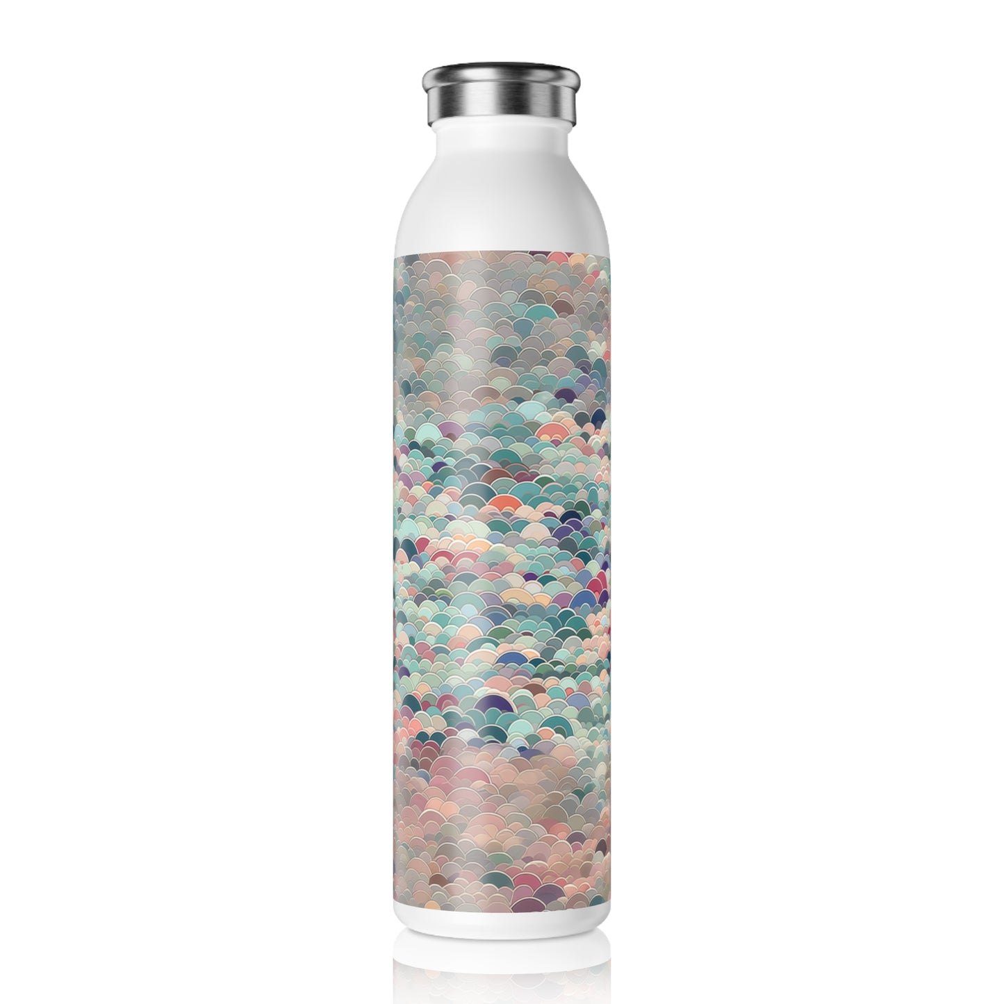 Slim Water Bottle - Elric Giverny Retro