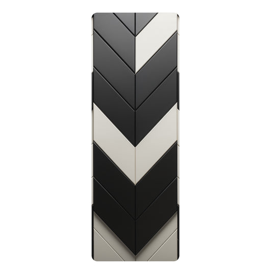 Rubber Yoga Mat- Chevrons for Aphrodite 01