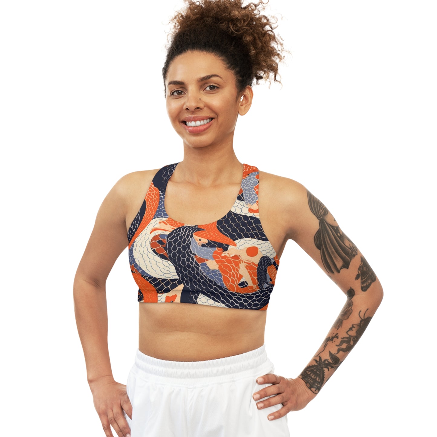 Sports Bra - Neville Marichyasana Snakes