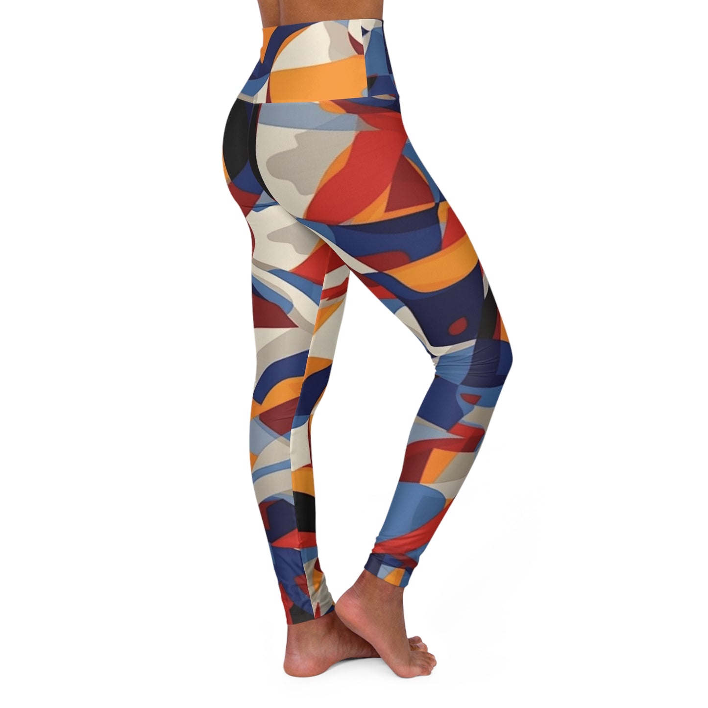 High Waisted Leggings - Nantucket-Comet.