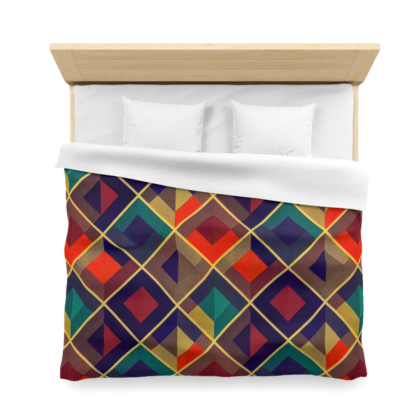 Duvet Cover - Herringbone Kaleidoscope