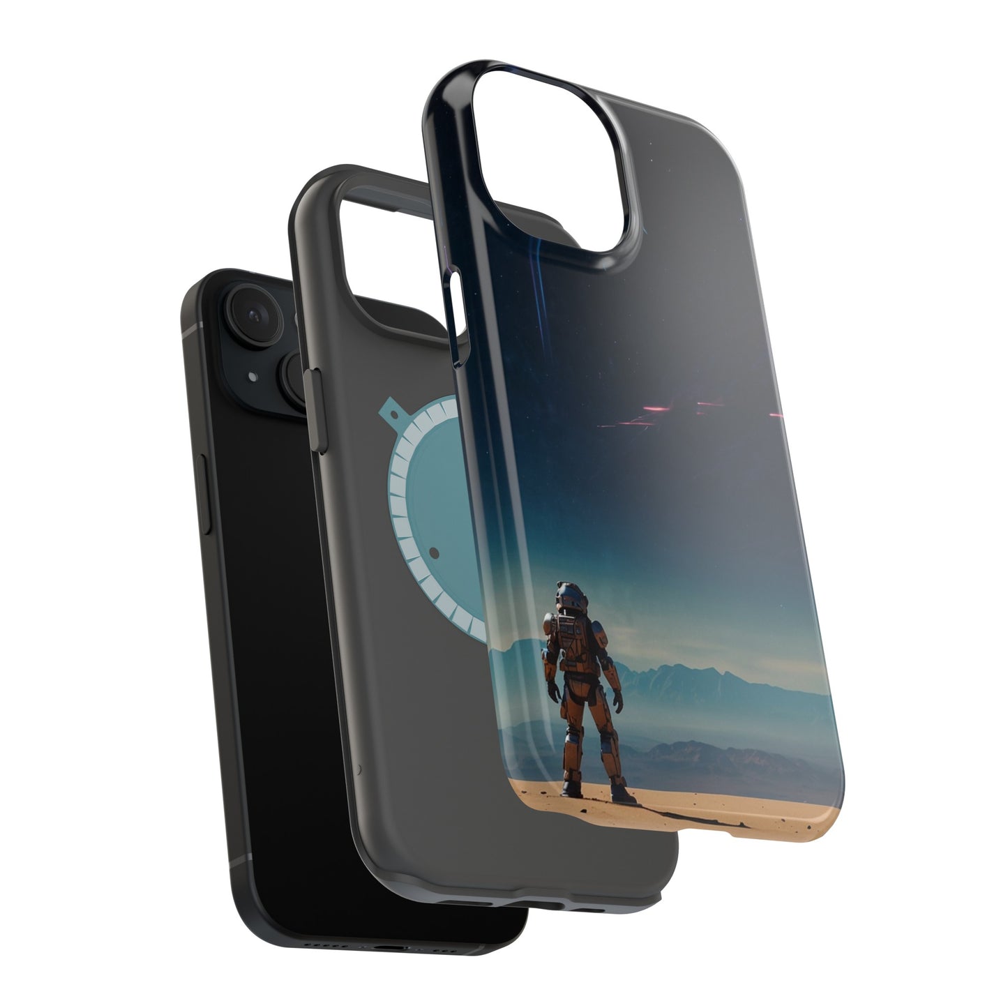 MagSafe Tough iPhone Case - Galactic Synthwave