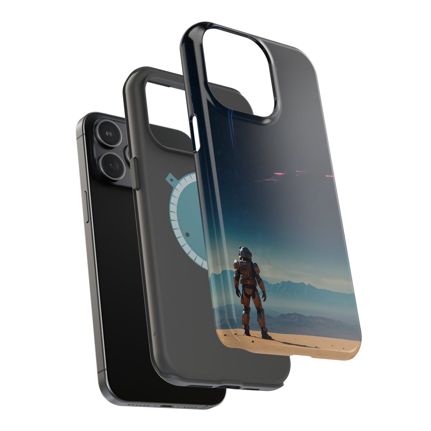 MagSafe Tough iPhone Case - Galactic Synthwave